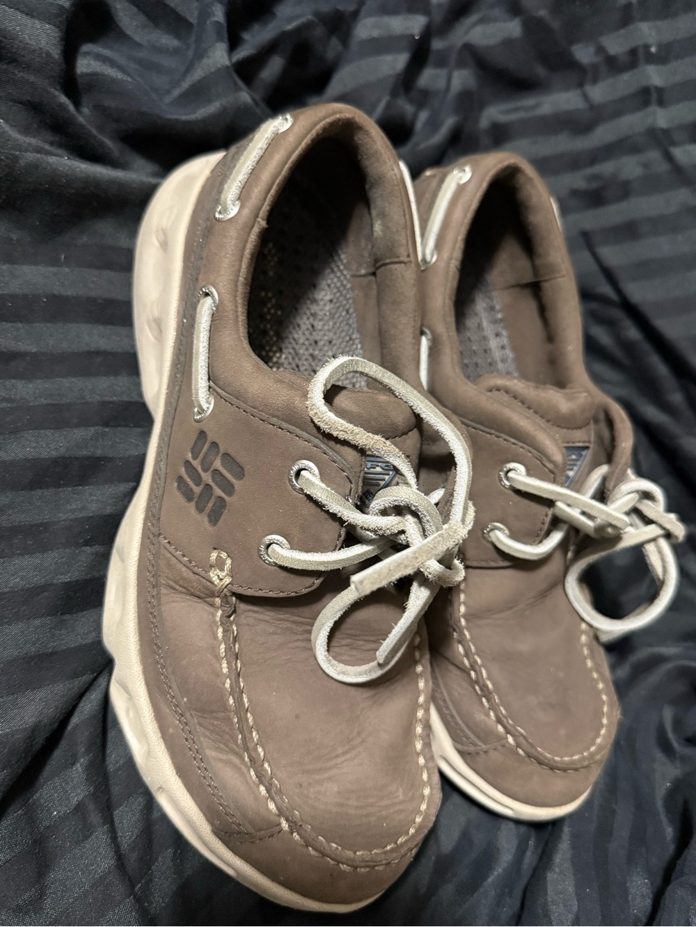 Columbia PFG Wakedrainer Leather Boat Shoes